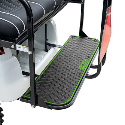 Xtreme Rear Floor Mat for Genesis 150 / Mach 1 Rear Seat Kit  - Black/Green