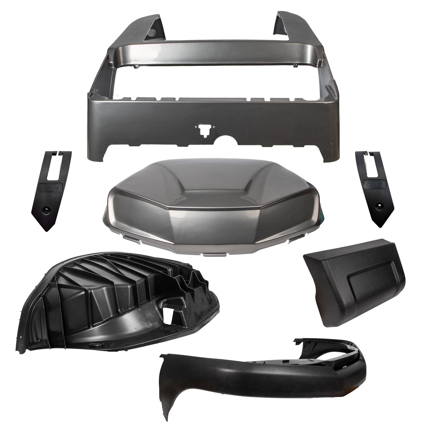 Club Car Precedent to Club Car Tempo Steel Gray Metallic Body Conversion Kit (Years 2004-Up)
