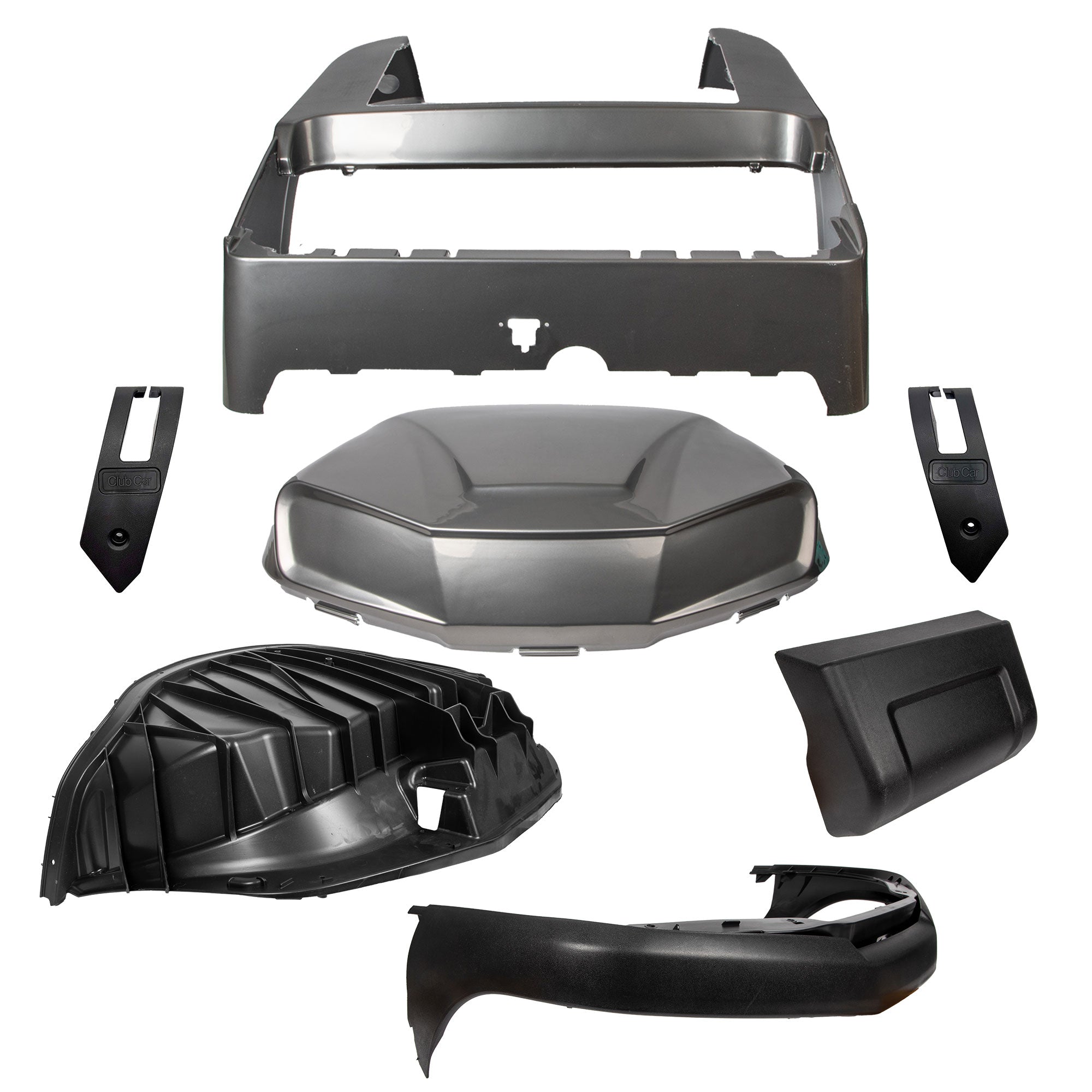 Club Car Precedent to Club Car Tempo Steel Gray Metallic Body Conversion Kit (Years 2004-Up)