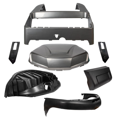 Club Car Precedent to Club Car Tempo Steel Gray Metallic Body Conversion Kit (Years 2004-Up)