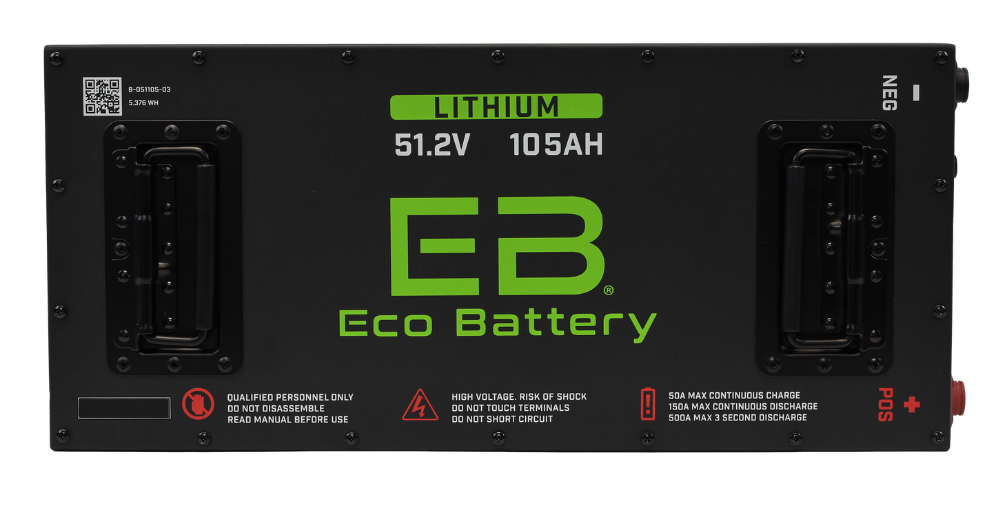 51V 105Ah Skinny Battery Bundle / Club Car / Onward & Tempo