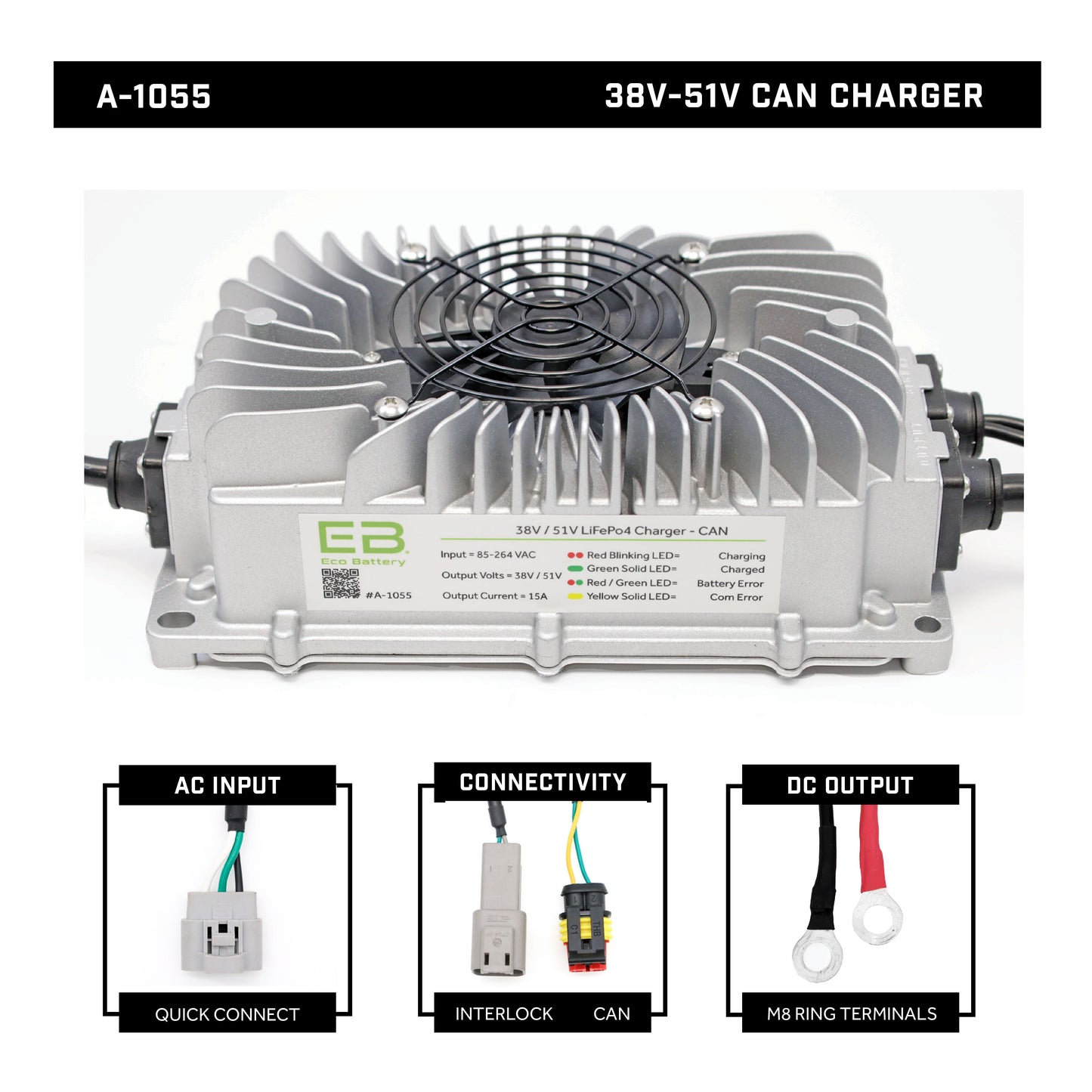 38V-51V 15A CAN Charger