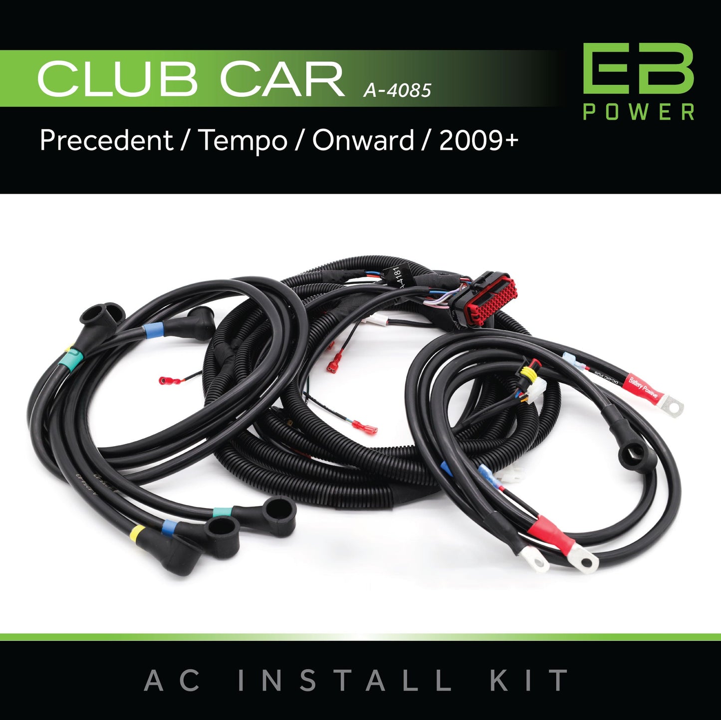 EB Power AC Install Kit / Club Car Precedent/Tempo/Onward / 2009+