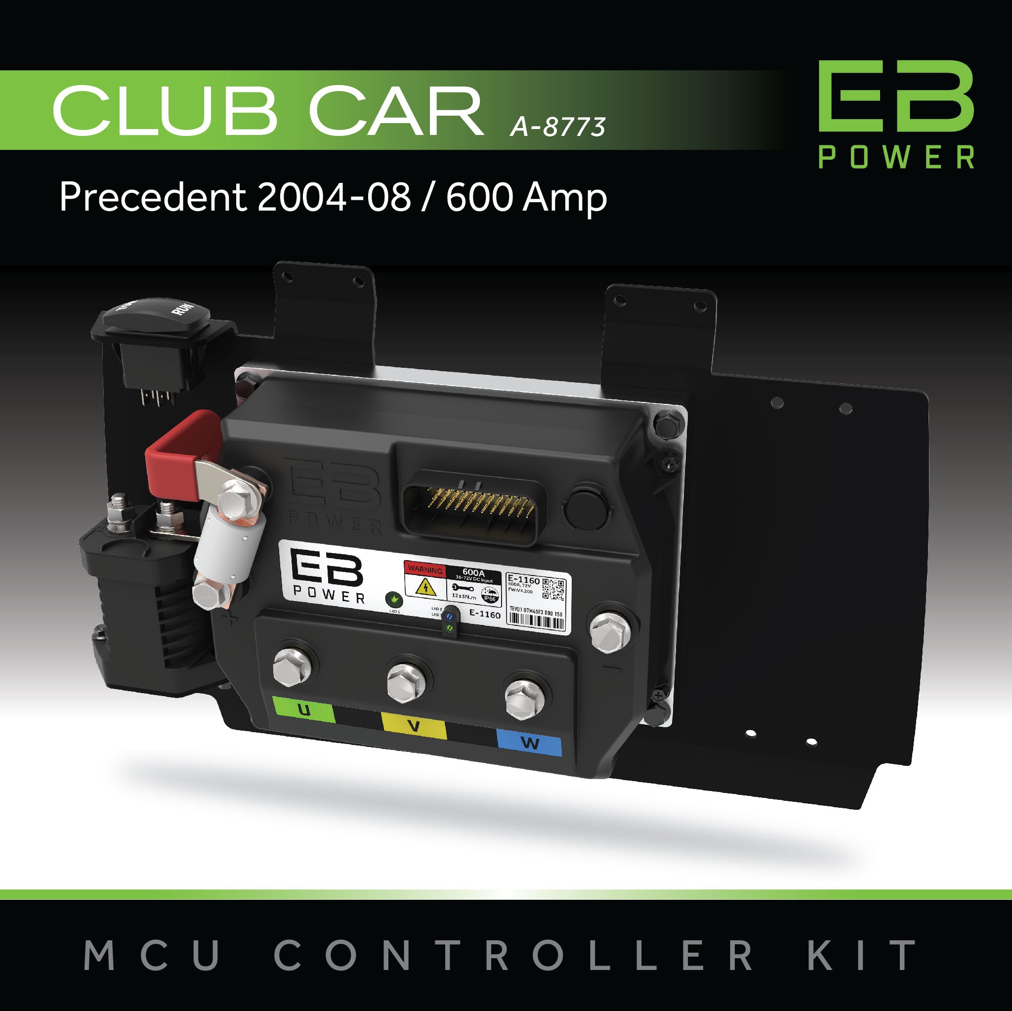 EB Power Controller Plate Assembly / Club Car Precedent / 2004-08 / 600 Amp