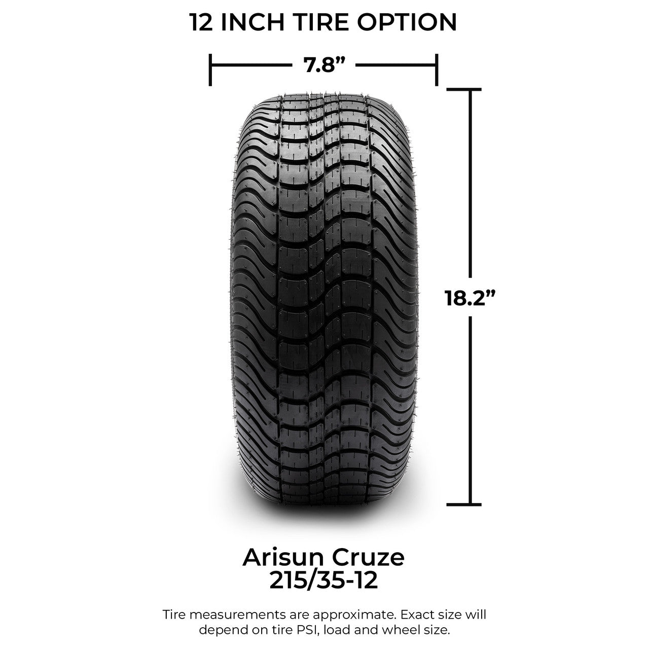 MODZ® 12" Tempest Gunmetal Wheels & Street Tires Combo