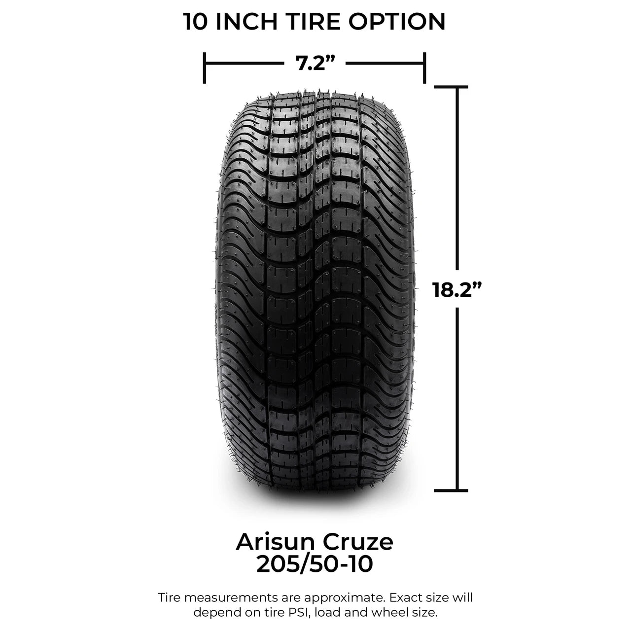MODZ® 10" Matrix Matte Bronze Wheels & Street Tires Combo