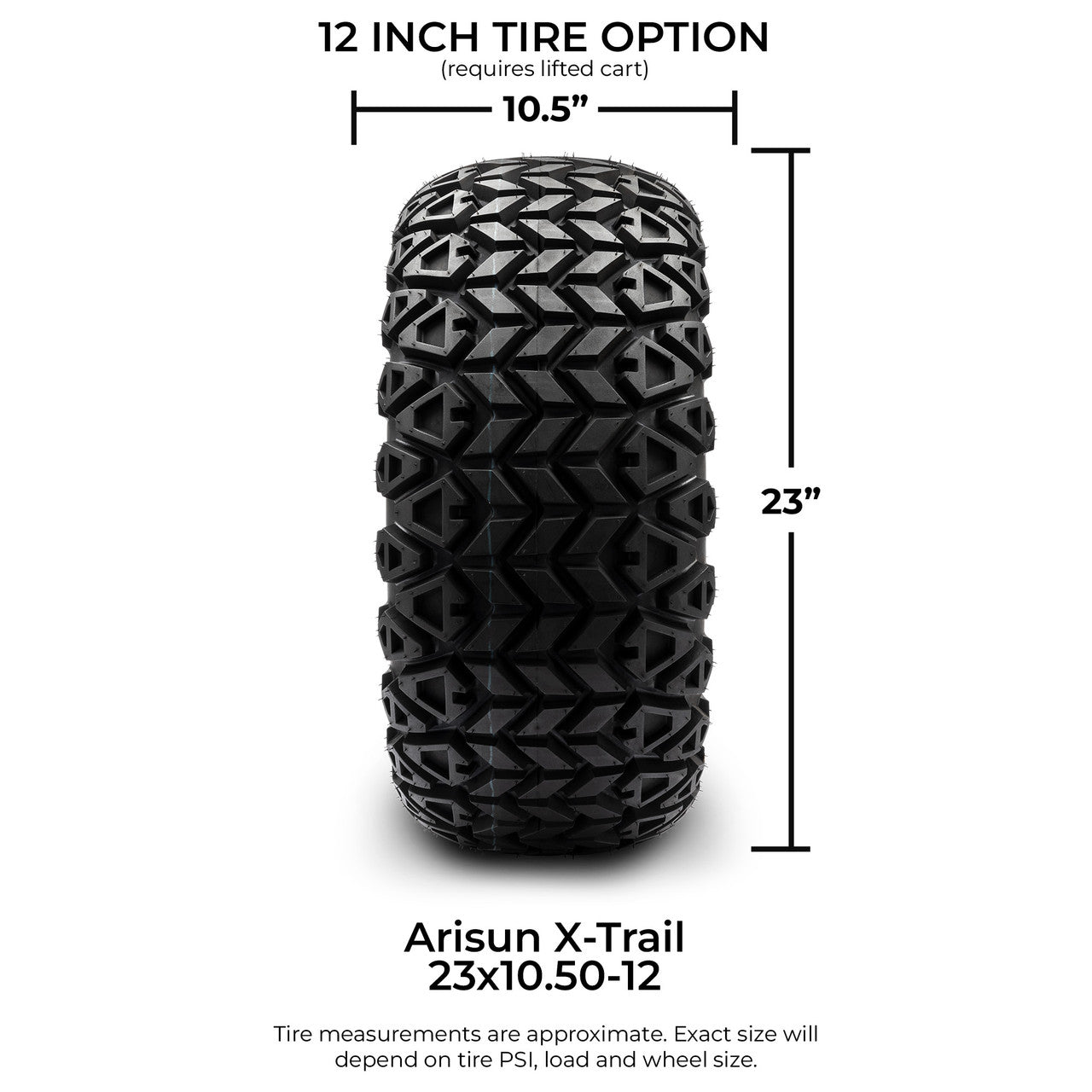 MODZ® 12" Tempest Gunmetal Wheels & Off-Road Tires Combo
