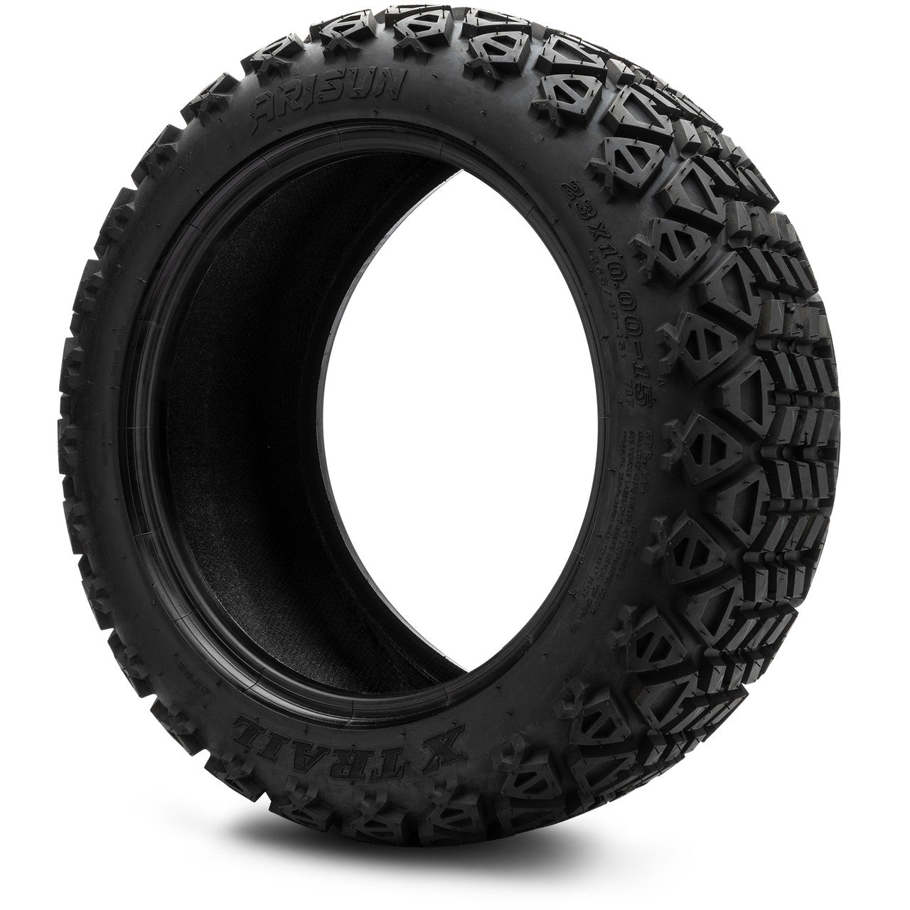 Arisun X-Trail Series All Terrain Golf Cart Tire - 23x10-15 (6-Ply)