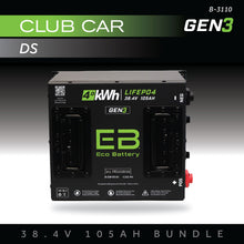 38V 105AH Eco Battery Bundle / Club Car DS
