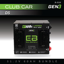 51V 60AH Eco Battery Bundle / Club Car DS