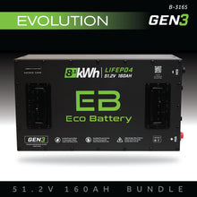 51V 160AH Battery Bundle / Evolution  (9-Pin Harness)