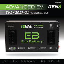 51V 160AH Eco Battery Bundle / Advanced EV EV1 / 2017-21 (Toyota Neos MCU)
