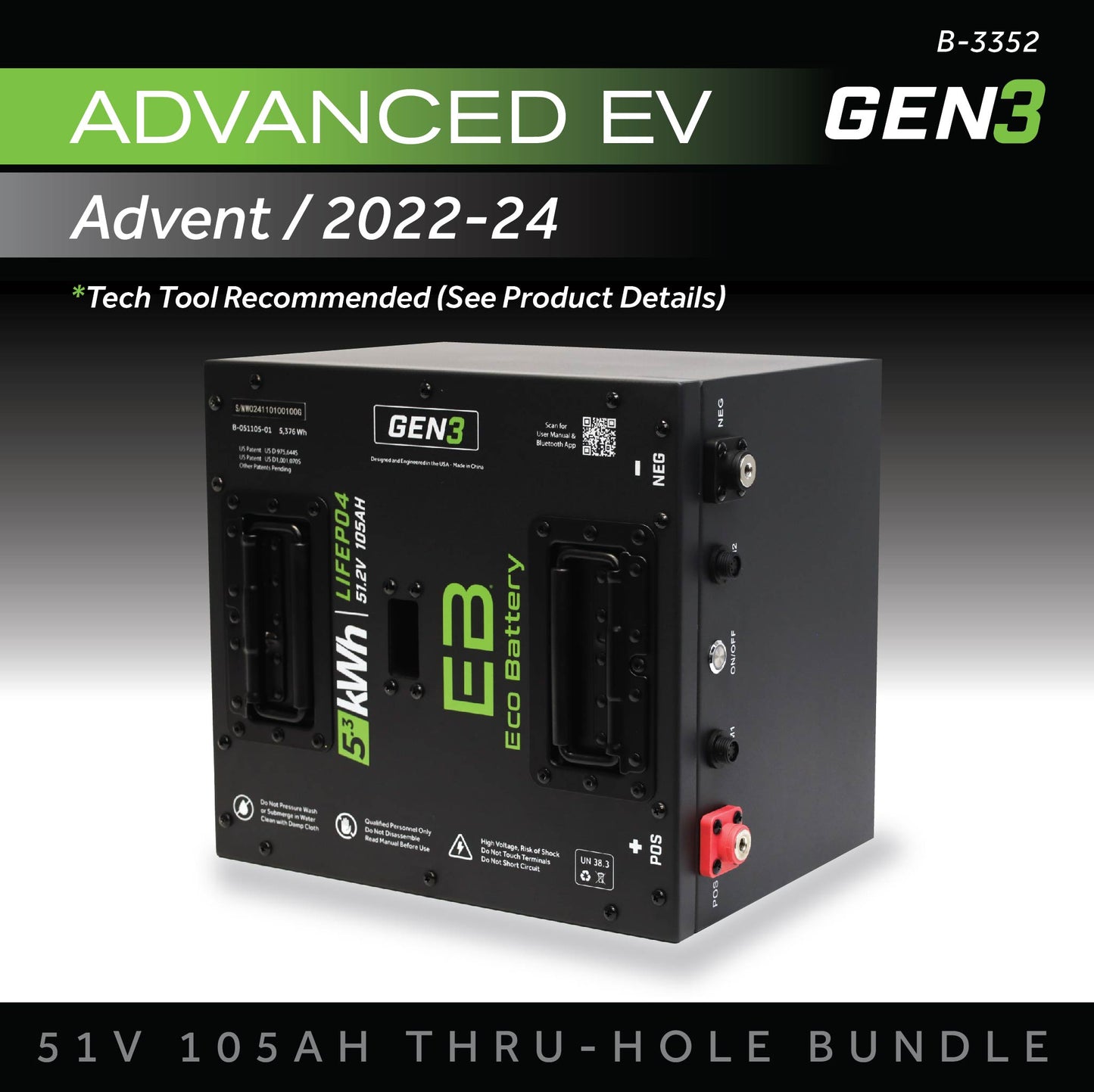 51V 105AH Thru-Hole