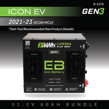 51V 60AH Eco Battery Bundle / ICON EV / 2021-23 (ICON MCU)