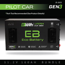 51V 160AH Eco Battery Bundle / Pilot Car