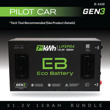 51V 150AH Battery Bundle / Pilot Car