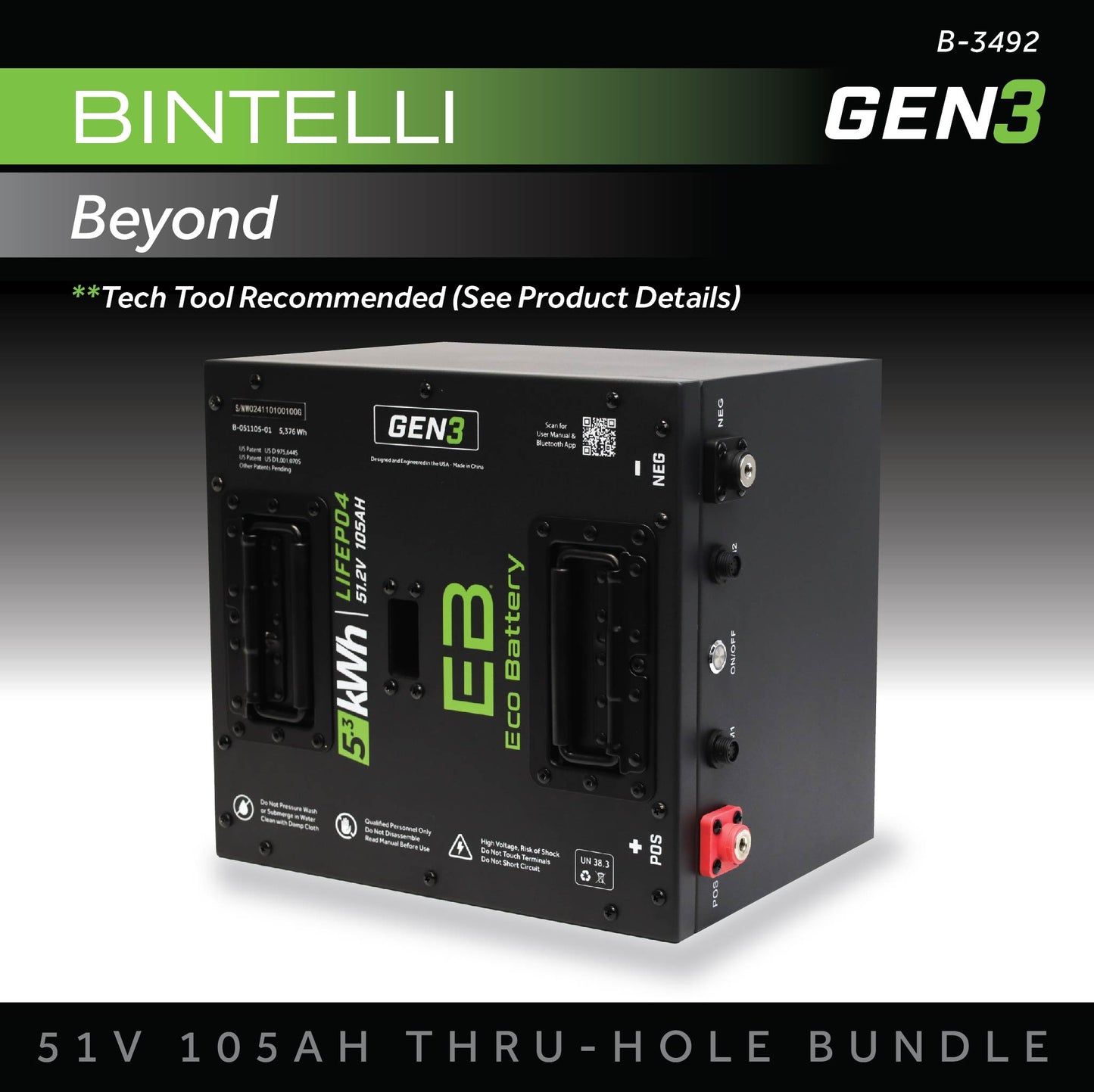 51V 105AH Thru-Hole