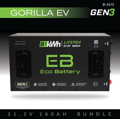 51V 160Ah Eco Battery Bundle / Gorilla