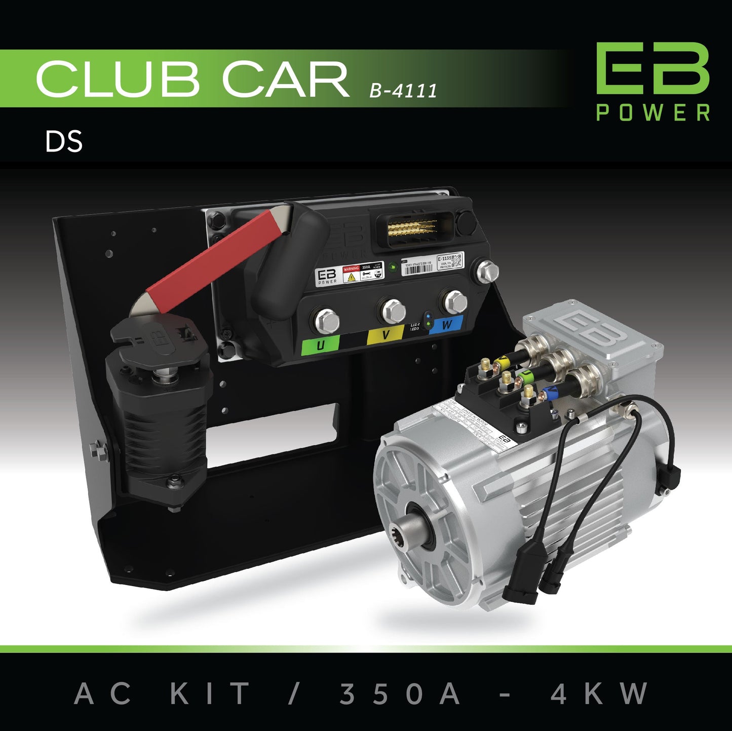 EB Power AC Kit / 350A + 4kW / Club Car DS/Villager