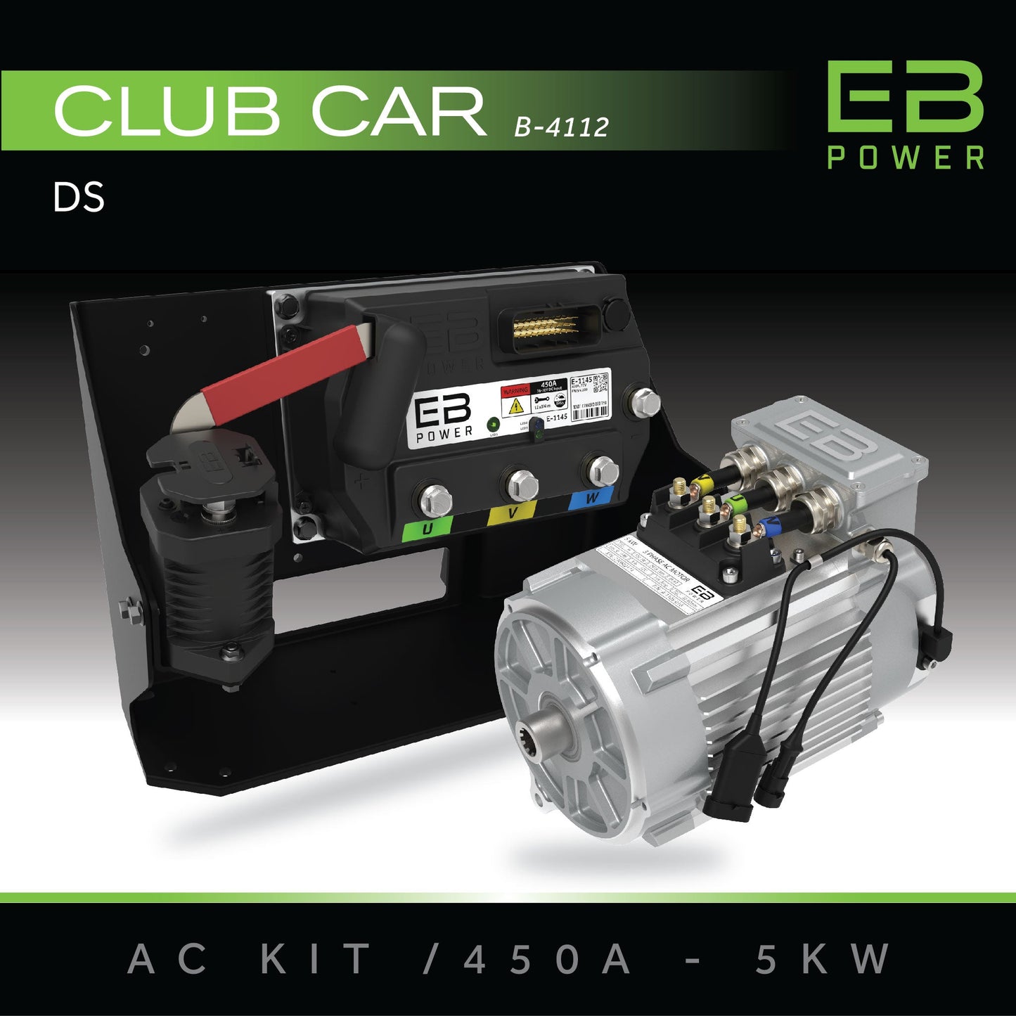 EB Power AC Kit / 450A + 5kW / Club Car DS/Villager
