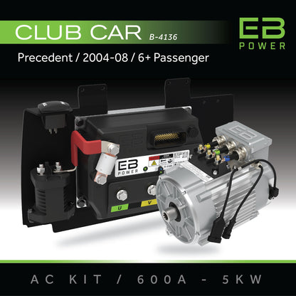 EB Power AC Kit / 600A + 5kW / Club Car Precedent / 2004-08 / 6 Passenger