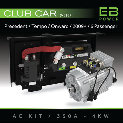 EB Power AC Kit / 350A + 4kW / Club Car Precedent / 2009+ / 6 Passenger