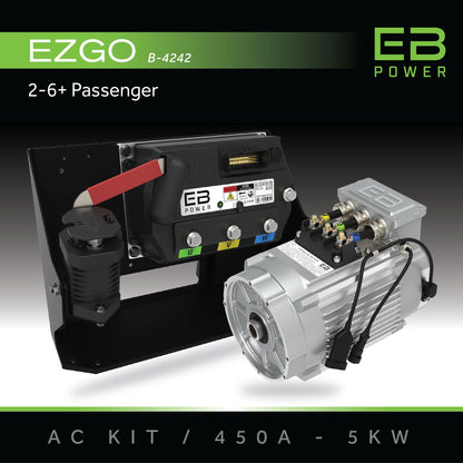 EB Power AC Kit / 450A + 5kW / EZGO / 2-6 Passenger