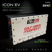 76V 105AH Battery Bundle / ICON EV / 2021-23 (ICON MCU)