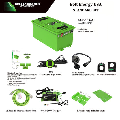 Bolt Energy 72-Volt / 105-AH Standard kit “Power”