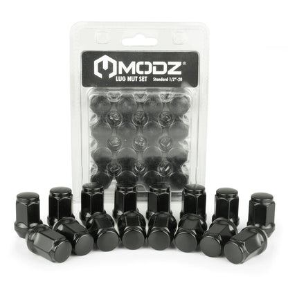 MODZ® Black Golf Cart Lug Nuts - Pack of 16