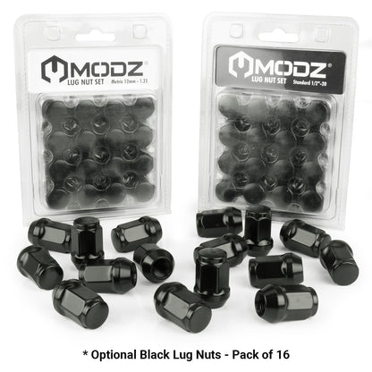 MODZ® 16" Reaper Glossy Black Wheels & Street Tires Combo