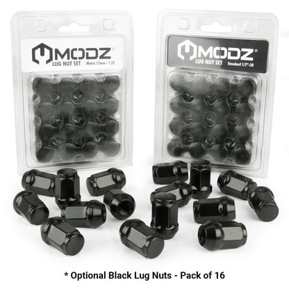 MODZ® 15" Matrix Glossy Black Wheels & Street Tires Combo