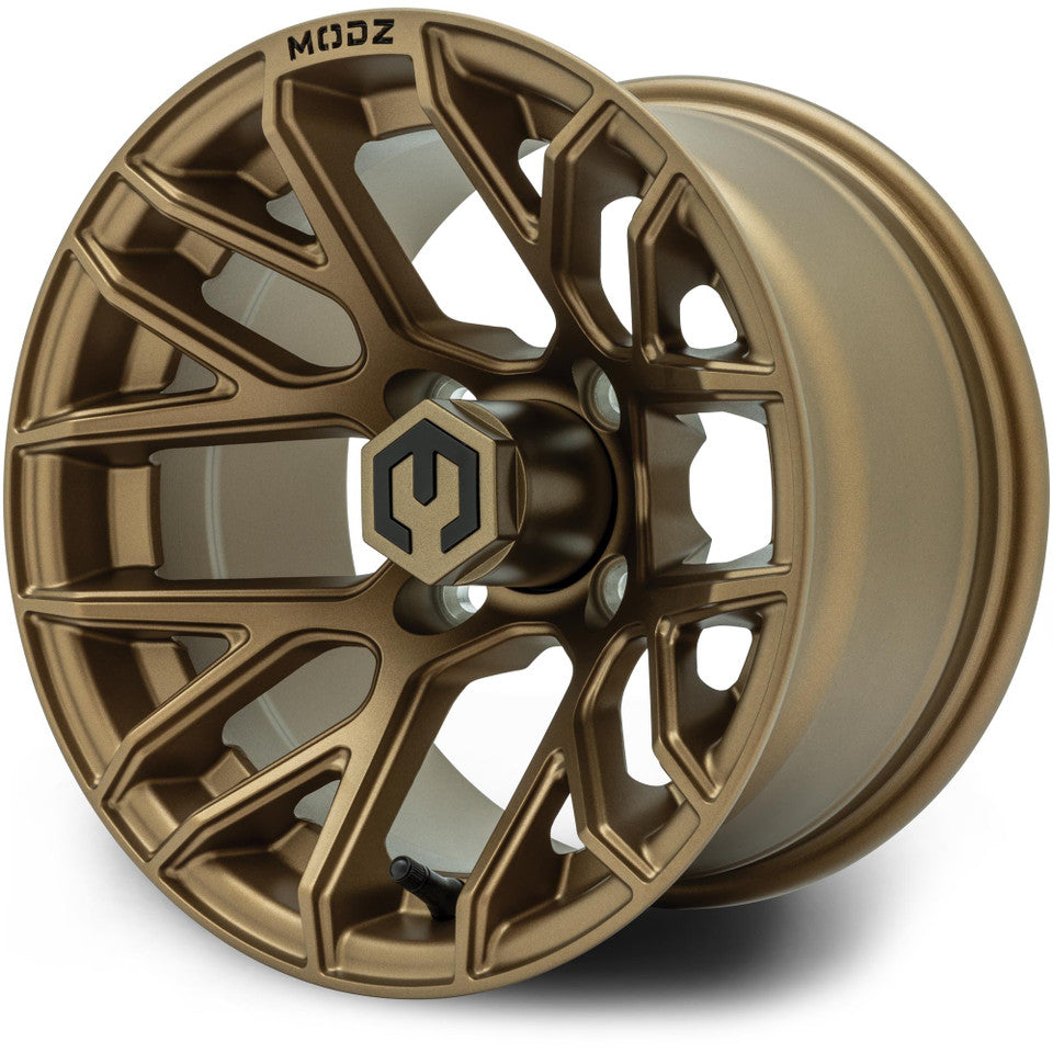 MODZ Matrix  12x7 Matte Bronze Wheel & X Comp Golf H/T Tire