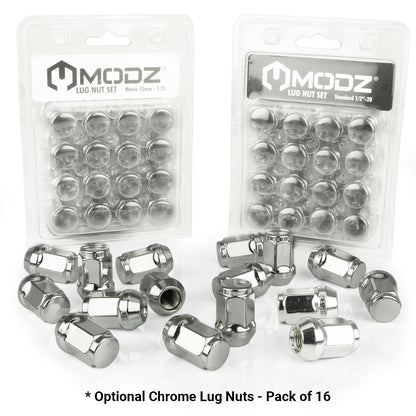 MODZ® 14" Carnage Machined Black Wheels & Street Tires Combo