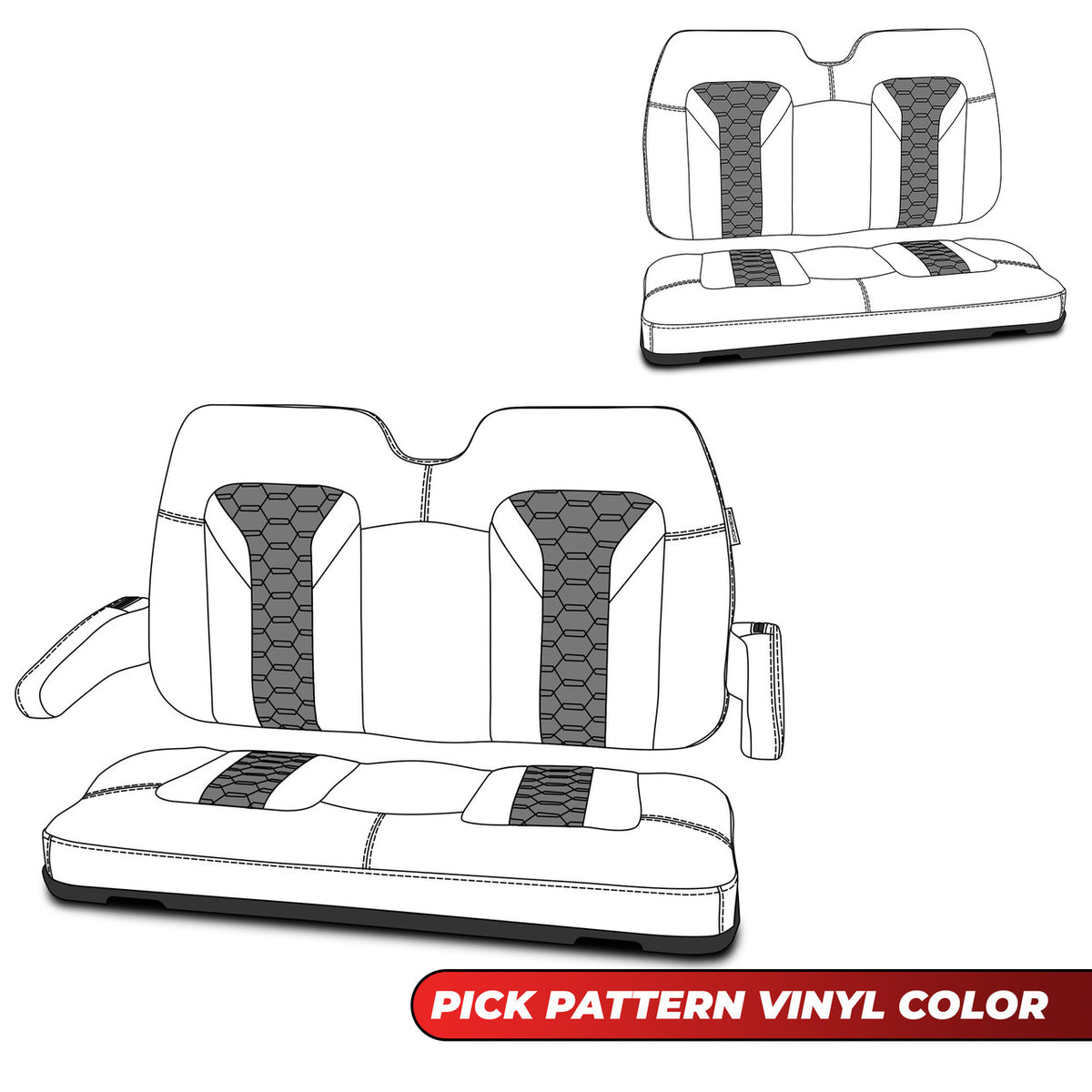MODZ® Evolution D5 2+2 Custom Seat Cover Set