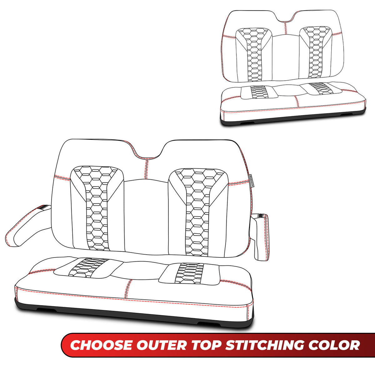 MODZ® Evolution D5 2+2 Custom Seat Cover Set