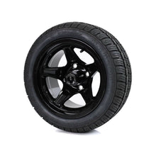 MODZ Drift 12x7 Glossy Black & Gladiator Golf A/P Tire Combo