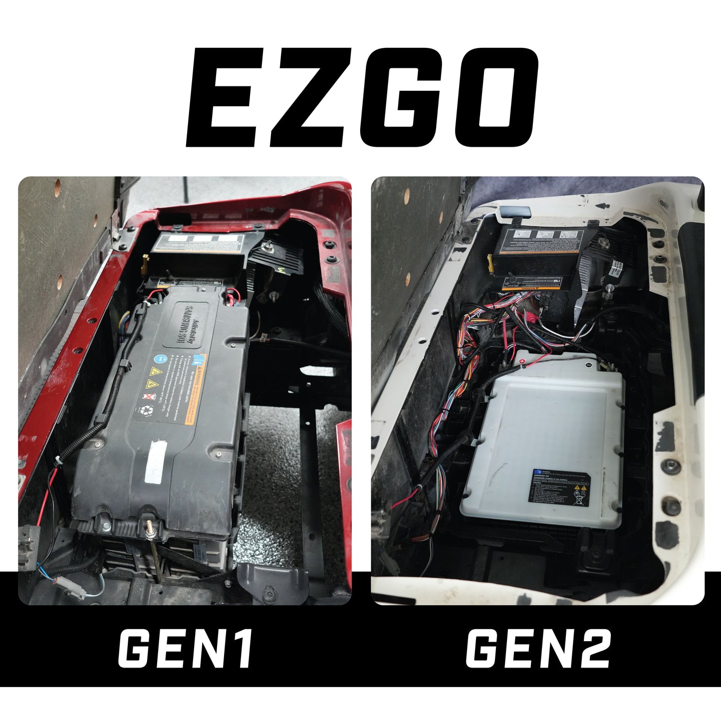 51V 150AH Battery Bundle / EZGO RXV Samsung Gen1 (2017-2021)