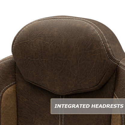 MODZ® FS3 FRONT SEAT FOR CLUB CAR & EZGO - BROWN BASE