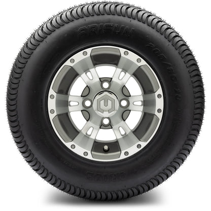 MODZ® 10" Ambush Gunmetal Wheels & Street Tires Combo