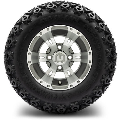 MODZ® 10" Ambush Gunmetal Wheels & Off-Road Tires Combo