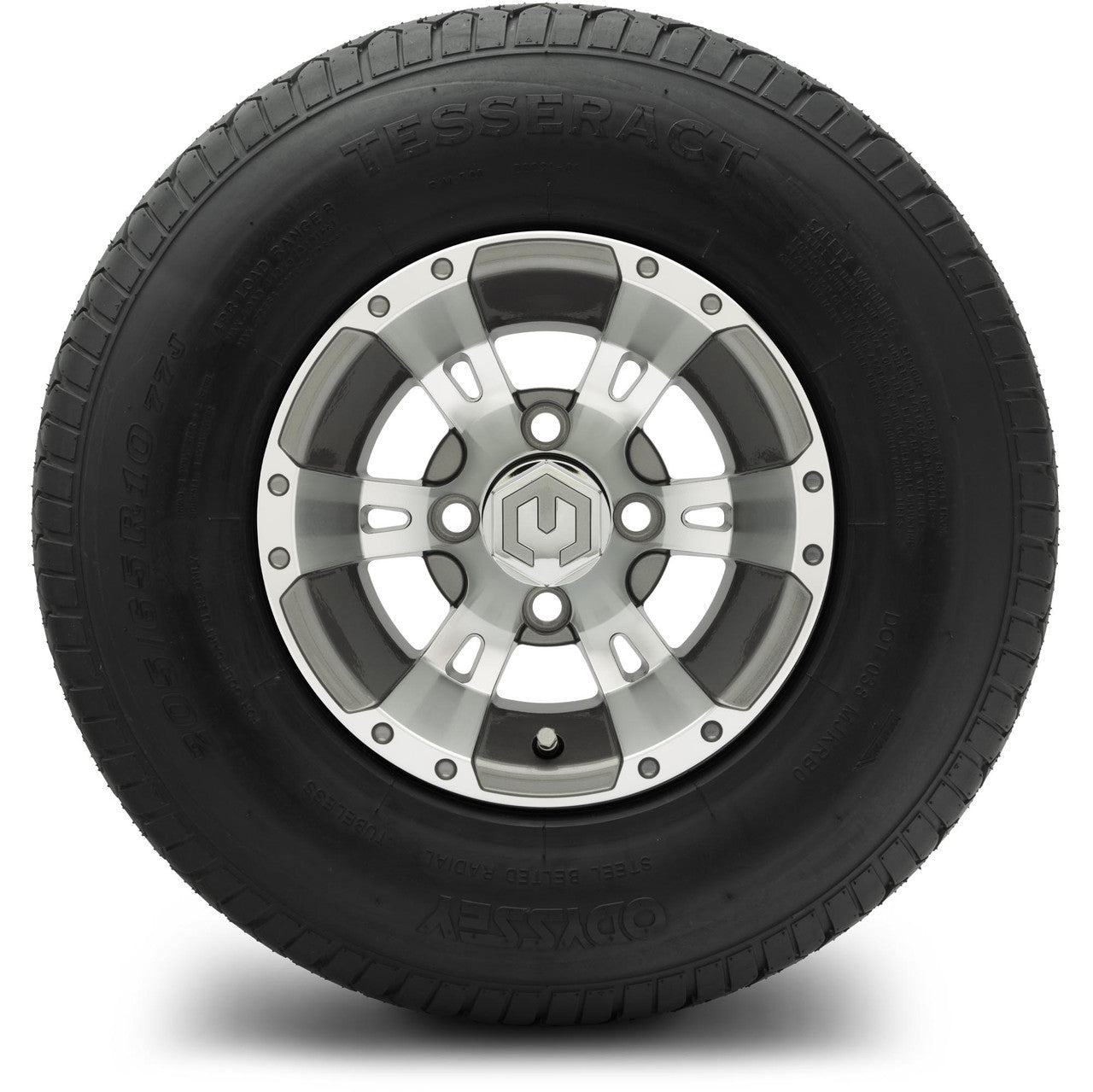 MODZ® 10" Ambush Gunmetal Wheels & Street Tires Combo