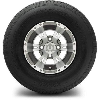 MODZ® 10" Ambush Gunmetal Wheels & Street Tires Combo