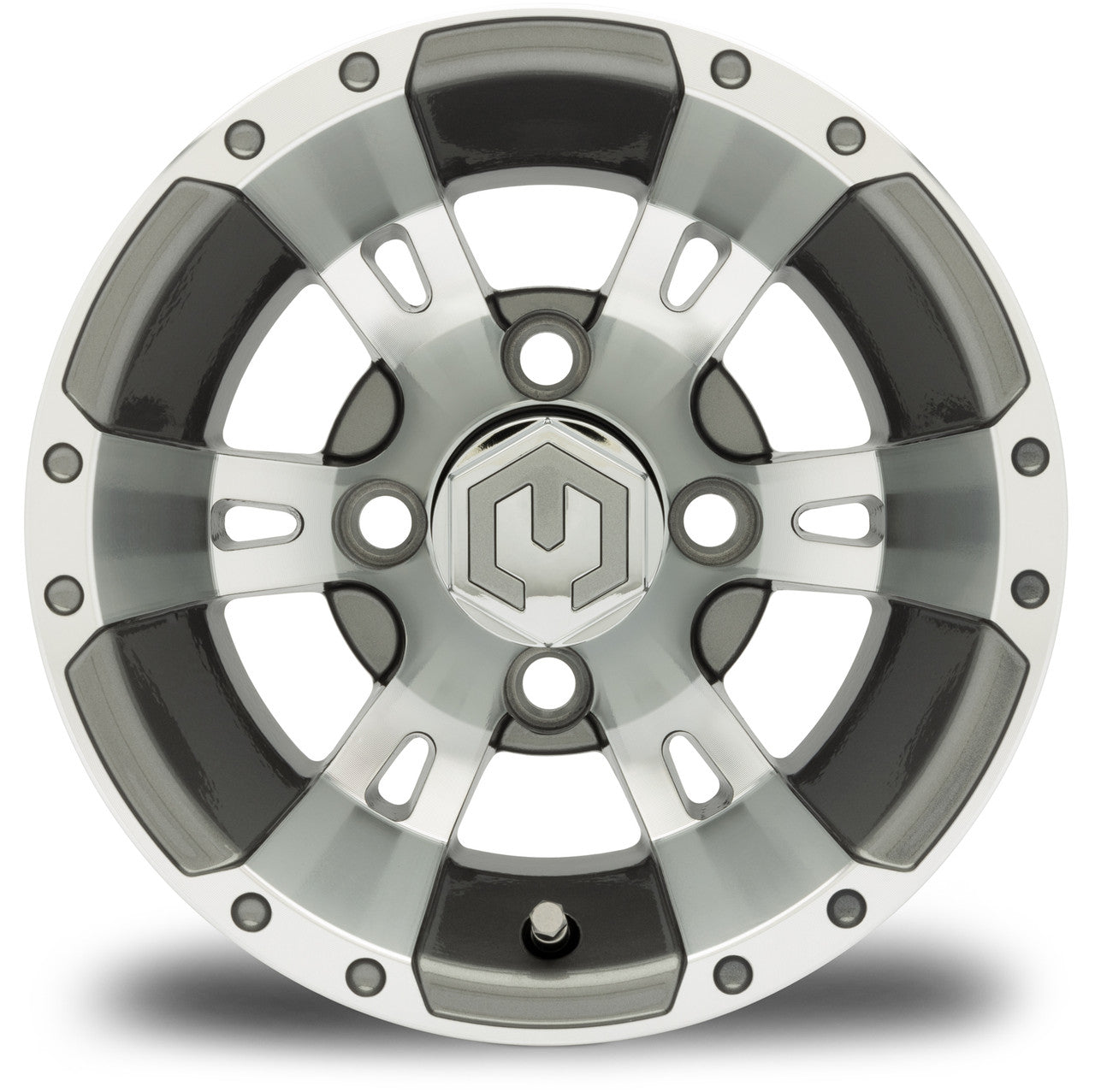 MODZ® Ambush Gunmetal 10" Golf Cart Wheel