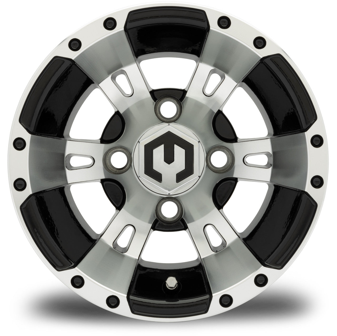 MODZ® Ambush Machine & Black 10" Golf Cart Wheel