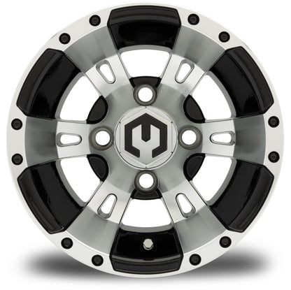 MODZ® Ambush Machine & Black 10" Golf Cart Wheel