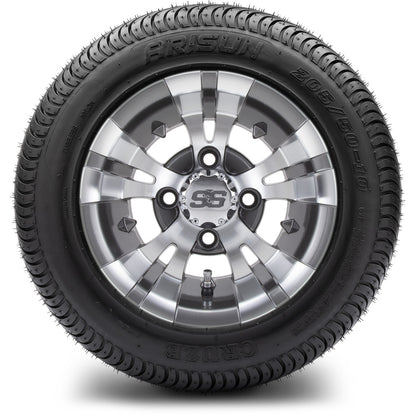MODZ® 10" Vampire Gunmetal Wheels & Street Tires Combo