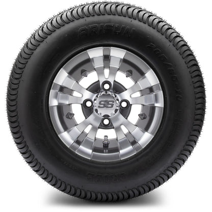 MODZ® 10" Vampire Gunmetal Wheels & Street Tires Combo