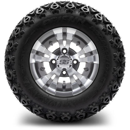 MODZ® 10" Vampire Gunmetal Wheels & Off-Road Tires Combo