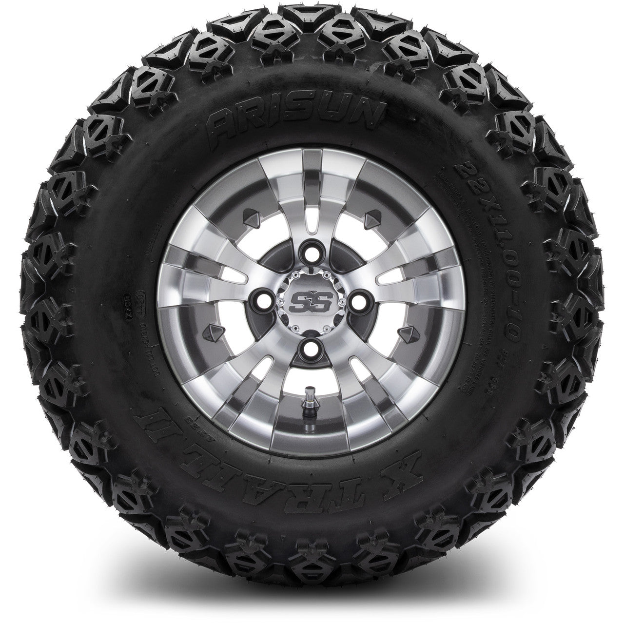 MODZ® 10" Vampire Gunmetal Wheels & Off-Road Tires Combo